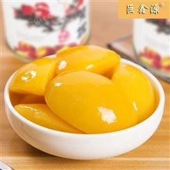 水果黄桃罐头 山东巨鑫源工厂 桃罐头直售 即食零食出售可包邮
