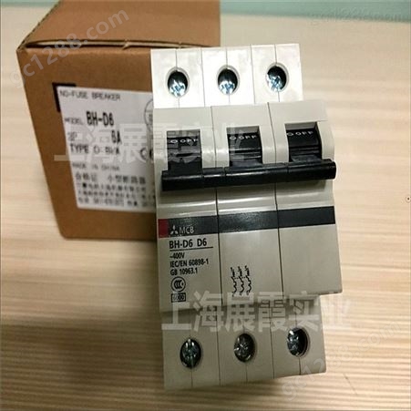 三菱低压电器【 BH-D6 3P 6A 空气开关断路器】