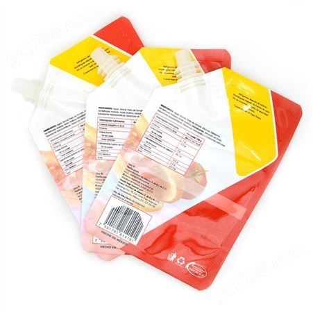 吸嘴食品包装袋 食品奶粉豆类自立袋 大口径拧盖式吸嘴袋 印刷定制