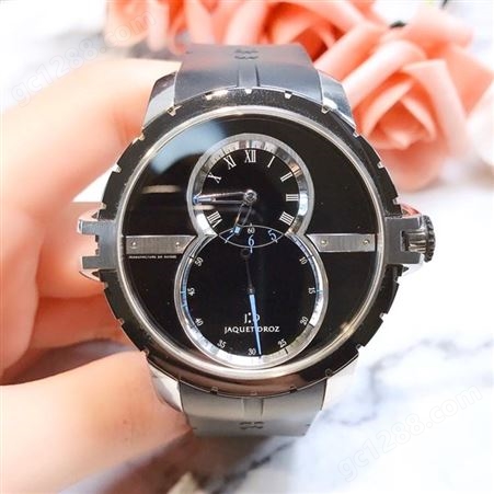 奢盟汇-雅克德罗-SW系列腕表-精钢黑色陶瓷表圈表壳-背透-雅克德罗二手手表回收