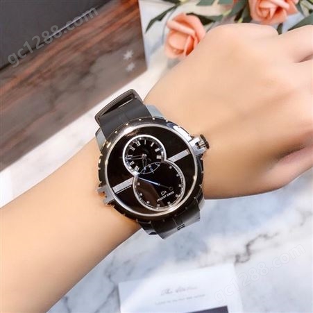 奢盟汇-雅克德罗-SW系列腕表-精钢黑色陶瓷表圈表壳-背透-雅克德罗二手手表回收