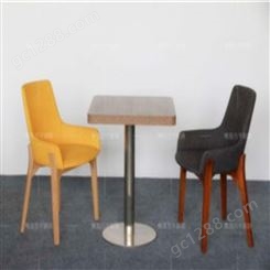 餐桌椅现代轻奢桌椅组合 奶茶店桌椅 餐饮连锁桌椅