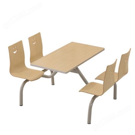 青岛快餐桌椅 食堂快餐桌椅 实木快餐桌椅 万千家具 直销