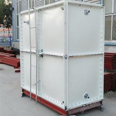 玻璃钢模压板组合水箱 SMC玻璃钢水箱 保温性能好 经济实惠