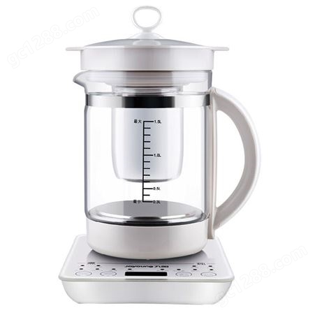 九阳K15-D06养生壶1.5L过滤隔水炖盅家用多功能玻璃开水煲煮茶壶