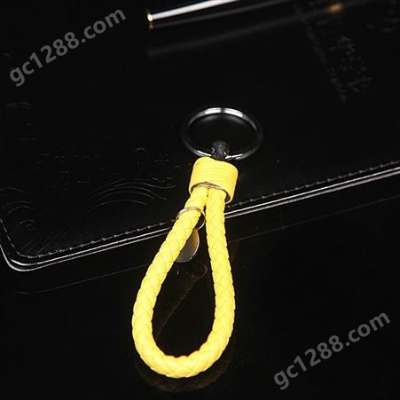 茂科创意纯手工编织皮绳钥匙扣男士女款情侣汽车钥匙圈链定制logo