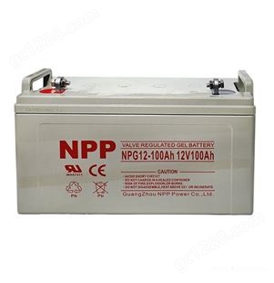 NPP电池耐普蓄电池12v100ah免维护太阳能直流屏 应急储能UPS电源供应