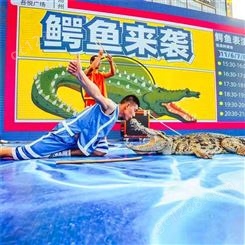 鸿淘 公园鳄鱼表演 海洋馆展 欢迎选购