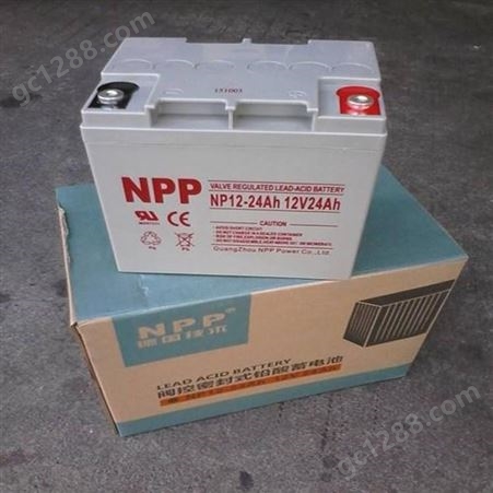 NPP电池12V24AH 耐普电池NPG12-24 NPP蓄电池NP12-24 胶体电池 工厂价格