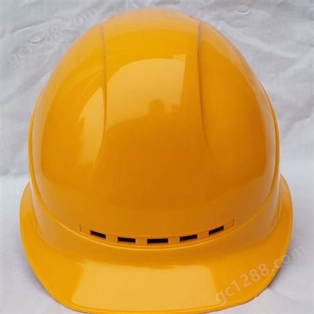 ABS塑料安全帽 工地建筑施工劳保防护头盔 透气定制免费印字