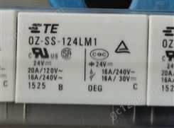 TE 功率继电器 OZ-SS-124LM1-24V 29.2*12.8*20.2 1525