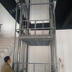 升降货梯厂房仓库用双轨平台重型大吨位电动液压导轨链条式升降机