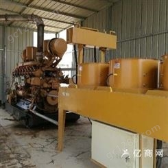 回收二手190系列内混式燃气发电机组   济南柴油机产500KW发电机组