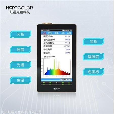 OHSP350手持式色温仪 光谱彩色照度计