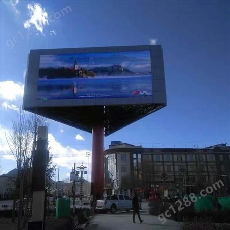 新疆三面广告塔定制 户外高炮立柱 乌鲁木齐加油站广告塔价格