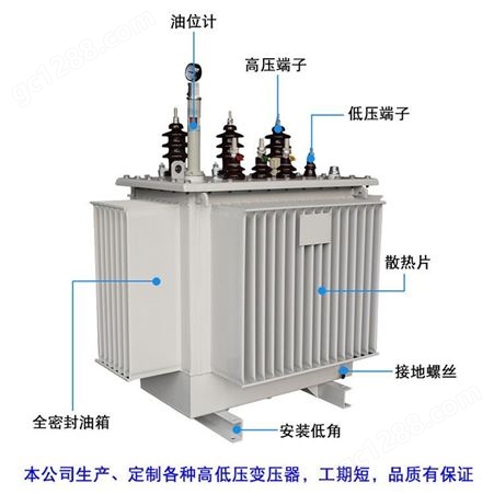 温州同迈 S11-160KVA油浸式电力变压器10KV/0.4KV双绕组高压试验 远程输送