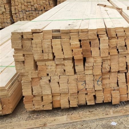禄森木业木方型号 工程用木方 原木辐射松 进口白松建筑木方批发
