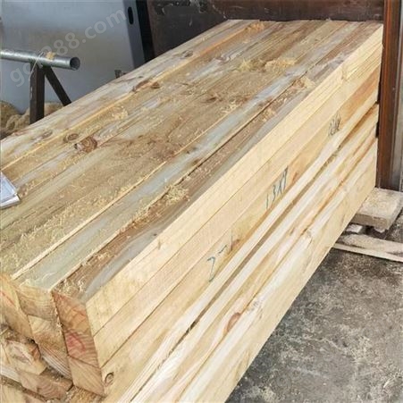 禄森建筑木方工地常用方木 耐磨防腐木方支持定制