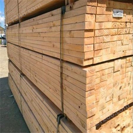 禄森白松方木规格4米白松方木价格耐磨白松方木