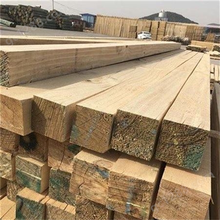 建筑木方材质 白松铁杉辐射松建筑方木规格 工程工地建筑木材厂家直发