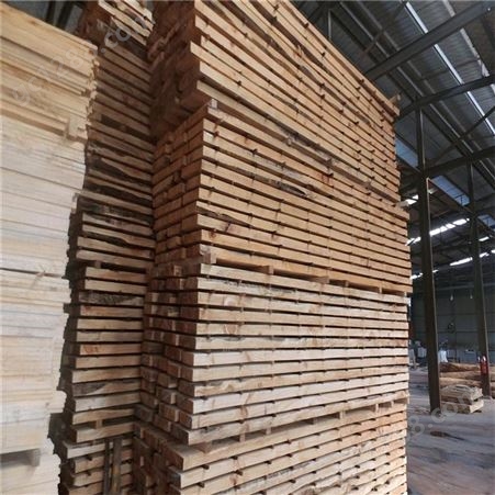 批发销售建筑工程方木价格 工地常用花旗松建筑木方口料_禄森木业