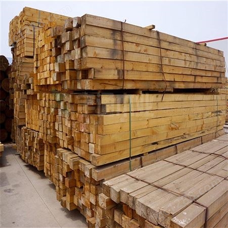 禄森木业 临沂省心的松木木方 工地用工程木方批发 4*8木方