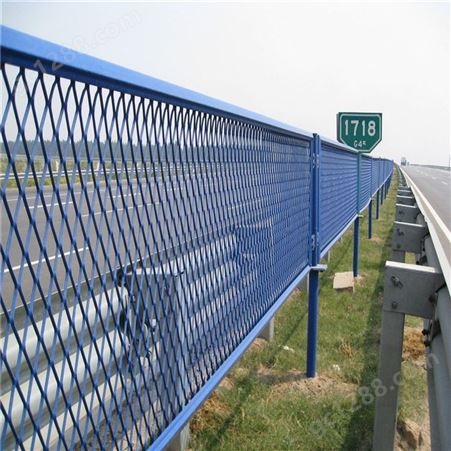 防眩网高速公路护栏 桥梁隔离防抛网边坡防护防攀爬铁丝网框架网