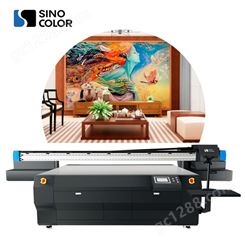 儒彩平板UV打印机理光G6平面喷绘彩色印刷机厂销