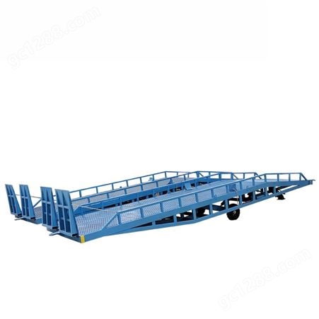 叉车装集装箱 登车桥坡道装卸货平台 10吨移动登车桥 装车卸货坡道恒升