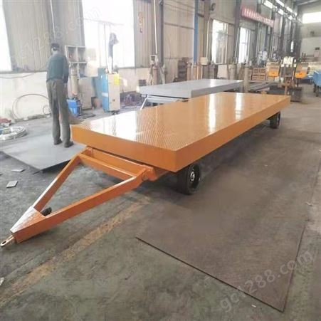 牵引式平板车 平板拖车运输车 厂区转运拖车 恒升定制