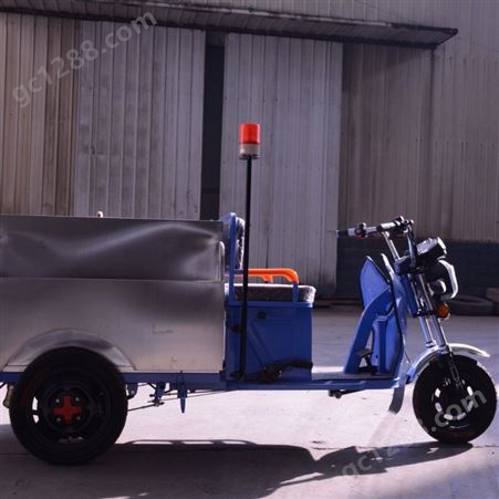 不锈钢垃圾清运车 400L电动三轮环卫车 小型物业保洁车