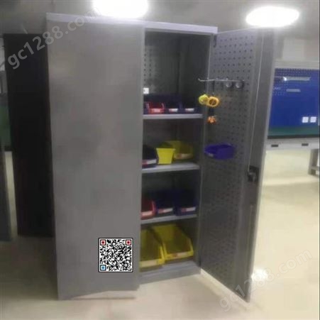 双门车间置物柜厂家创优CY-GZG75518挂板式物料存放柜治具柜工具柜定制