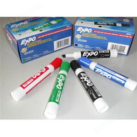 美国三福比百美Expo低气味白板笔 可擦环保圆头80系列方头1-5MM