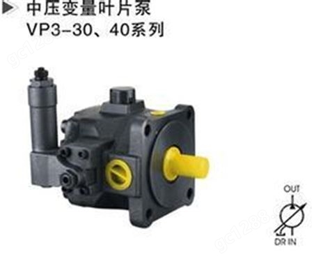 液压泵中压变量叶片泵HVP30FA3 HVP40 14MPA西安立新液压气动