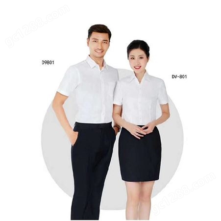 广州华益供应 广州工作服定做 女式白衬衫 价格实惠