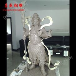云南昌盛铜雕1.8米九龙关公信誉保障生产基地