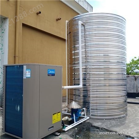 热水工程 美的空气能代理 美的5匹热水器