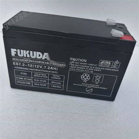 FUKUDA蓄电池ES38-12免维护12V38AH直流屏 UPS 安防监控系统
