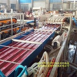 PVC波浪板生产线、PVC梯形板设备，塑料瓦机组生产厂家