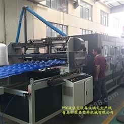PVC琉璃瓦生产设备PVC树脂瓦机器塑钢瓦生产线厂家服务至上