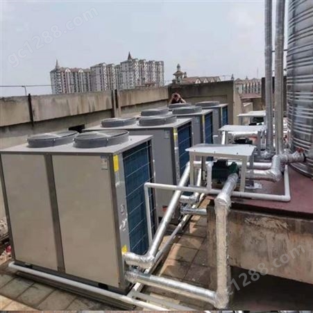 承接热水工程系统安装 商用大型学校公寓太阳能热泵系统 大型空气源热泵系统