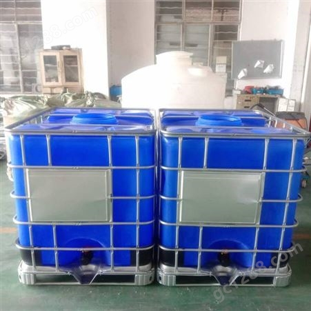 1000L固废桶厂家 PE650大口径吨桶带框 塑料包装桶