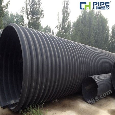 DN600专业生产钢带增强螺旋波纹管 大口径PE埋地排水用钢带管   DN600钢带管