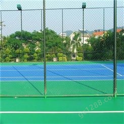 球场围栏网 绿色包塑料皮球场围网 尚玖丝网质量保障