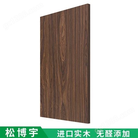 无醛添加美洲实木家具橱柜门板材 实木衣柜门板材厂家