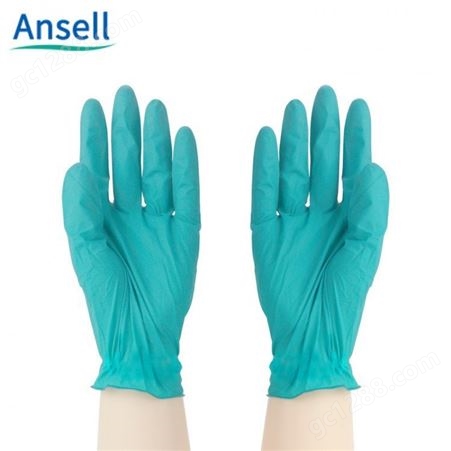ansell/安思尔92-600 一次性实验室防油工业劳保加厚丁腈手套