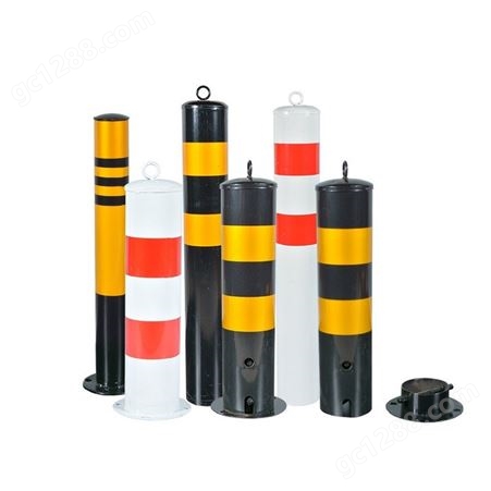 铁制警示柱 路桩路障 活动钢管立柱道口标隔离柱护栏交通防撞设施