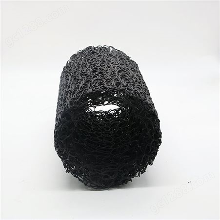 黑色圆形塑料盲沟 永基排水盲管_耐压性高寿命长