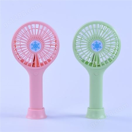 韩国热卖爆款马卡龙风扇 迷你底座电风扇 充电款USB手持风扇便携