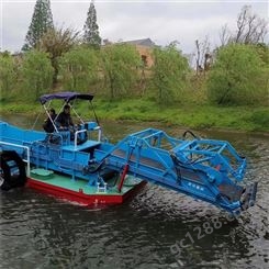 山船 全自动保洁船 水葫芦割草船 小型打捞清洁船 收割范围广